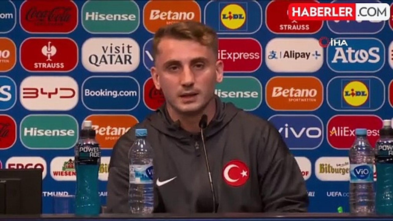 Kerem Aktürkoğlu: "Portekiz maçından galip ayrılıp, gruptan lider çıkmak istiyoruz"