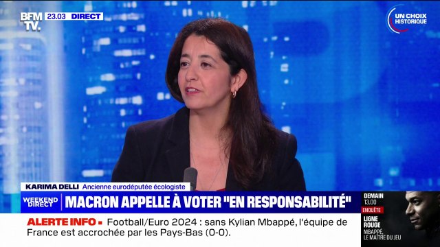 Extrême droite et extrême gauche renvoyés dos à dos: C'est très mal connaître l'Histoire , réagit Karima Delli (eurodéputée écologiste)
