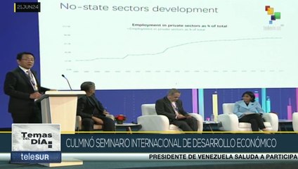 Temas del Día 21-06: Economía global al ritmo de la actualidad es la premisa del Seminario Internacional de Desarrollo Económico en Venezuela