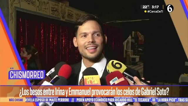 Emmanuel Palomares habla de sus apasionados besos con Irina Baeva