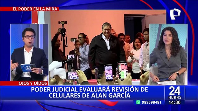 Alan García: Poder Judicial admite demanda que busca anular acceso a celulares de expresidente