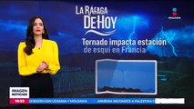 Tornado impacta en estación de esquí en Francia