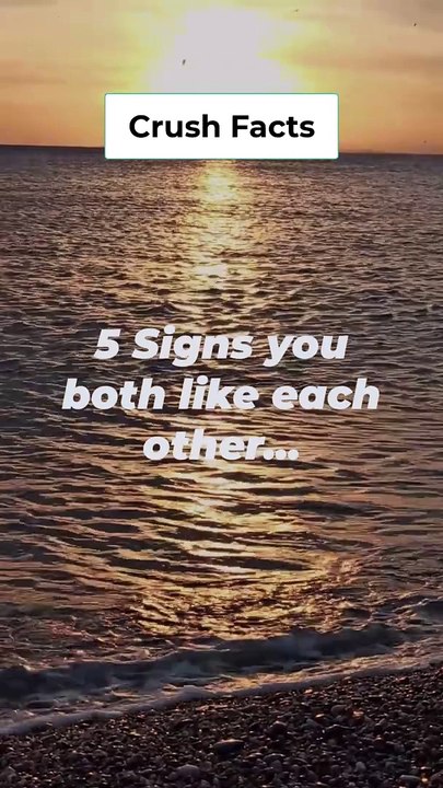 5 Signs you both like each other #shorts