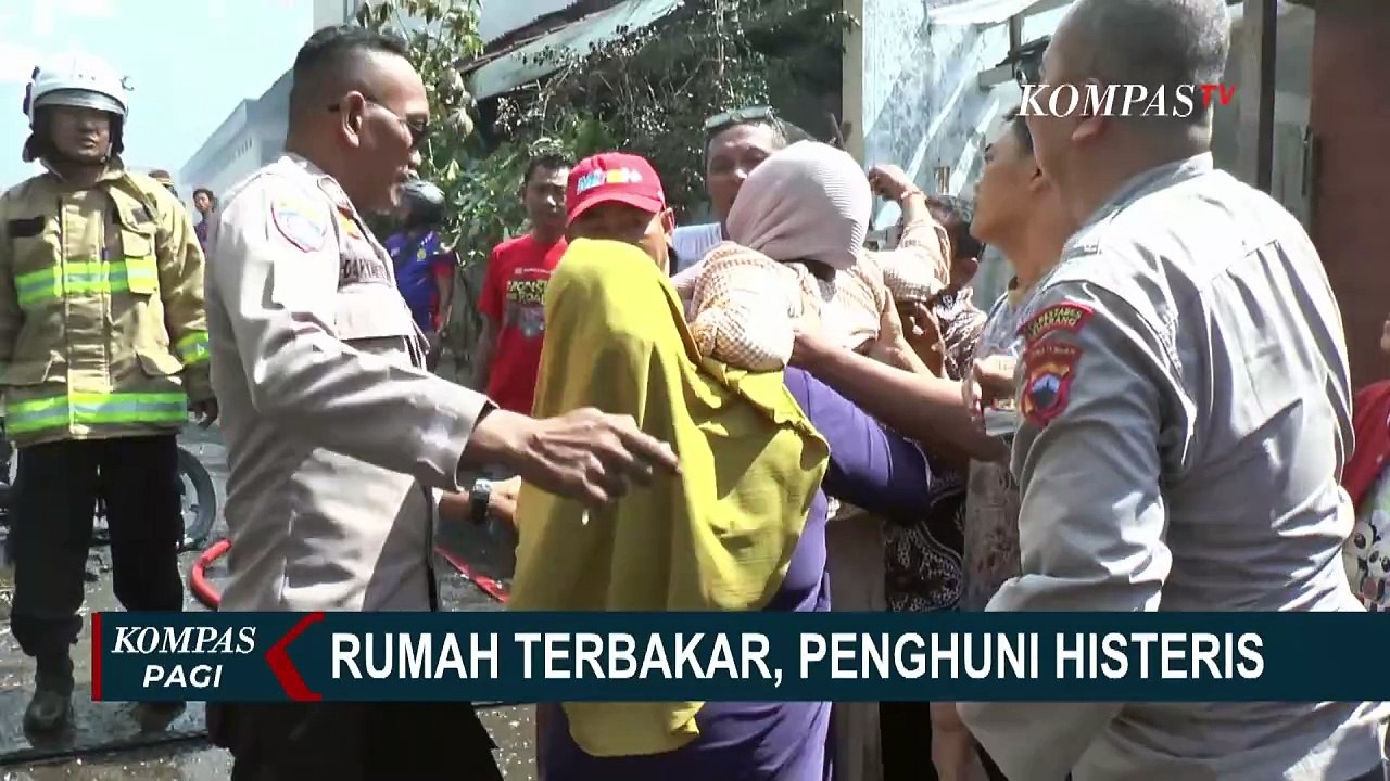 Kebakaran Hanguskan Rumah Warga di Semarang, Diduga Dipicu Percikan Api dari Sepeda Motor