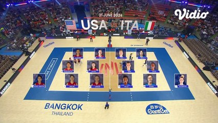 【FULL MATCH】 Italy W vs. USA W | Volleyball Women's VNL 2024