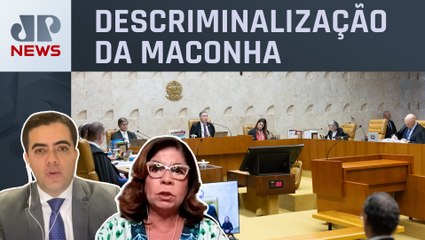 Senadores criticam análise do STF sobre porte de drogas; Dora Kramer e Cristiano Vilela analisam