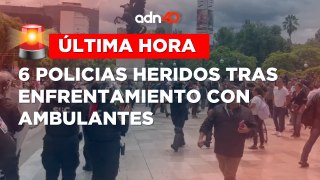 ¡Última Hora! Enfrentamiento en Alameda Central dejó 6 policías heridos