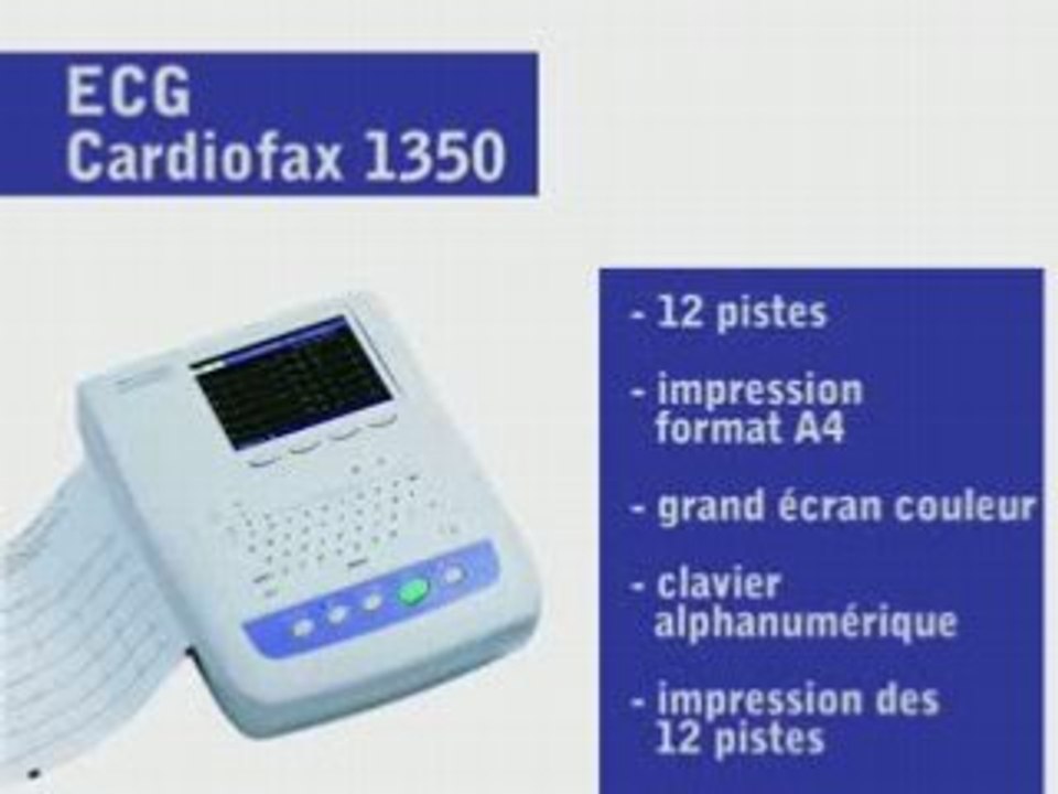 ECG Nihon Kodhen Cardiofax 1350 chez NMmedical