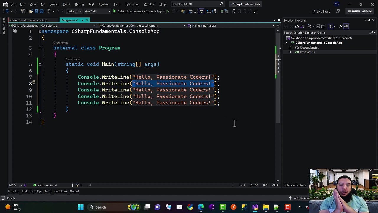 c#  lesson 5