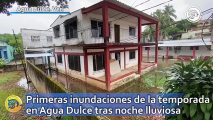 Primeras inundaciones de la temporada en Agua Dulce tras noche lluviosa