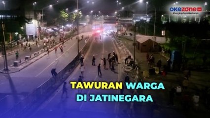 Kembali Terjadi Aksi Tawuran Warga di Jatinegara
