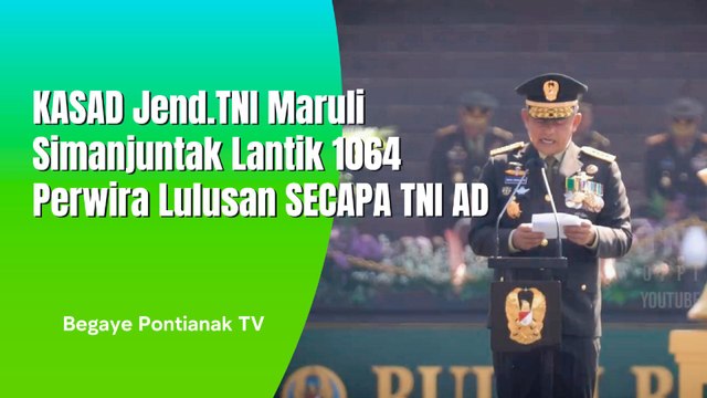 1064 Tentara Lulus Dari Secapa TNI AD