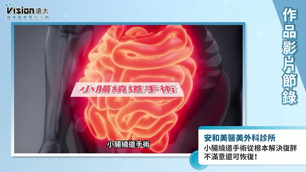 小腸繞道手術從根本解決復胖 不滿意還可恢復！｜安和美醫美外科診所 - 作品節錄｜遠大整合行銷