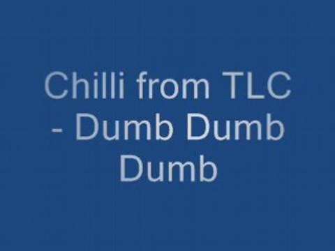 Chilli from TLC-DUMB DUMB DUMB