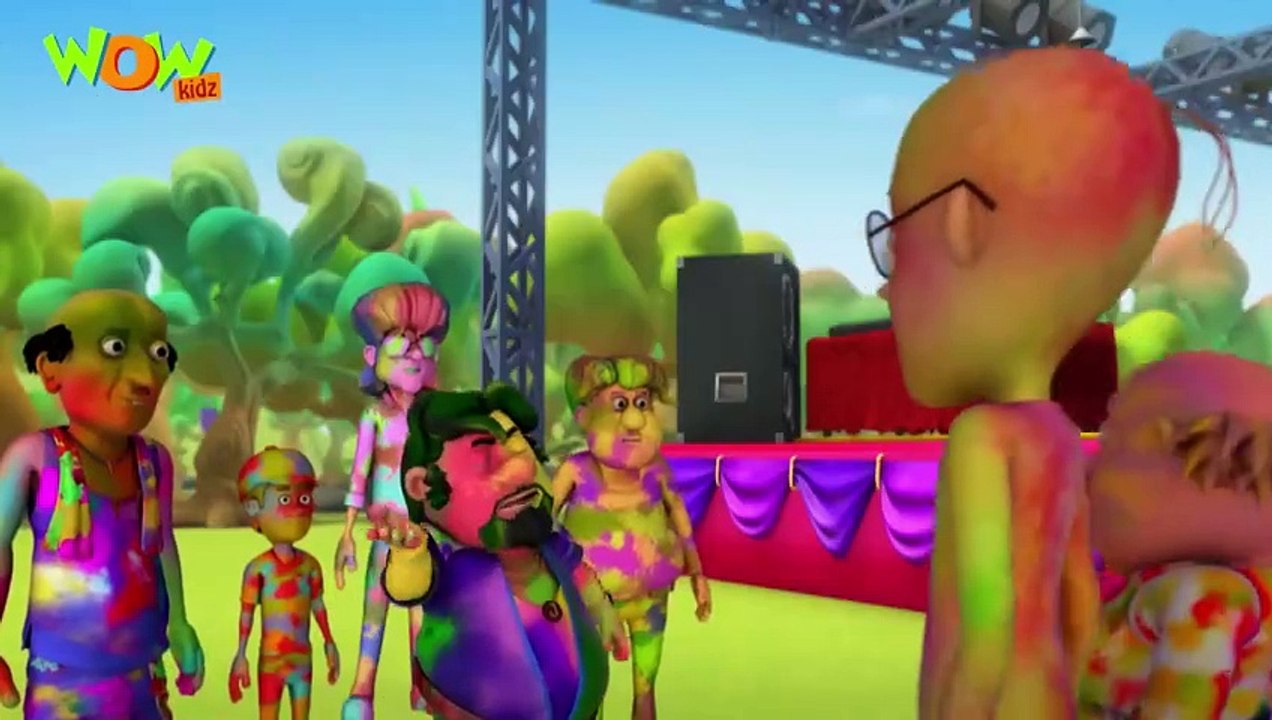 Holi Celebration_ Best Cartoon_ Kahani _ Motu Patlu_HD