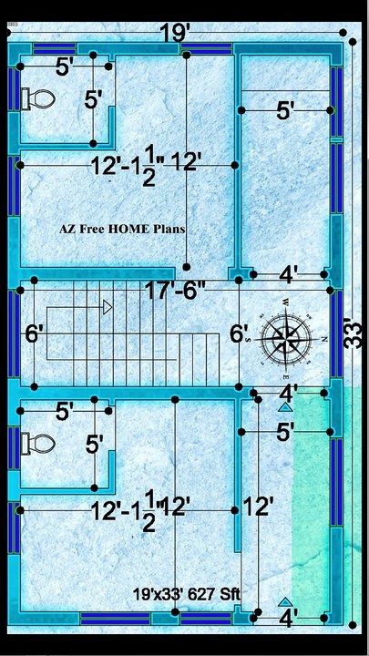 19x33 Home plan 367