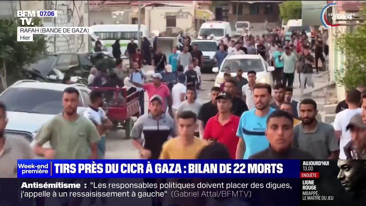 Gaza: au moins 22 morts et 45 blessés après des tirs près du Comité international de la Croix-Rouge