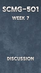 Exploring New Technology in Supply Chains: SCMG 501 Week 7 Discussion Guide