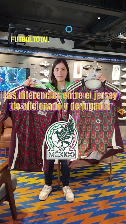 Las diferencias entre el Jersey local de Aficionado y de Jugador de la Selección Mexicana