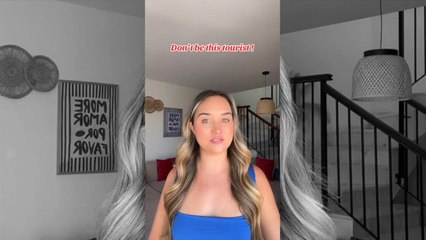 Una turista británica señala lo que no se debe hacer al venir a España