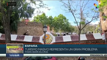 Turismo masivo representa un gran problema para Barcelona