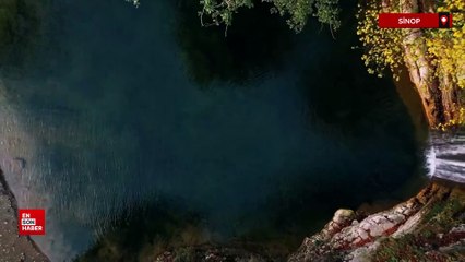 Sinop’ta yer alan Erfelek Tatlıca Şelaleleri ziyaretçilerini bekliyor