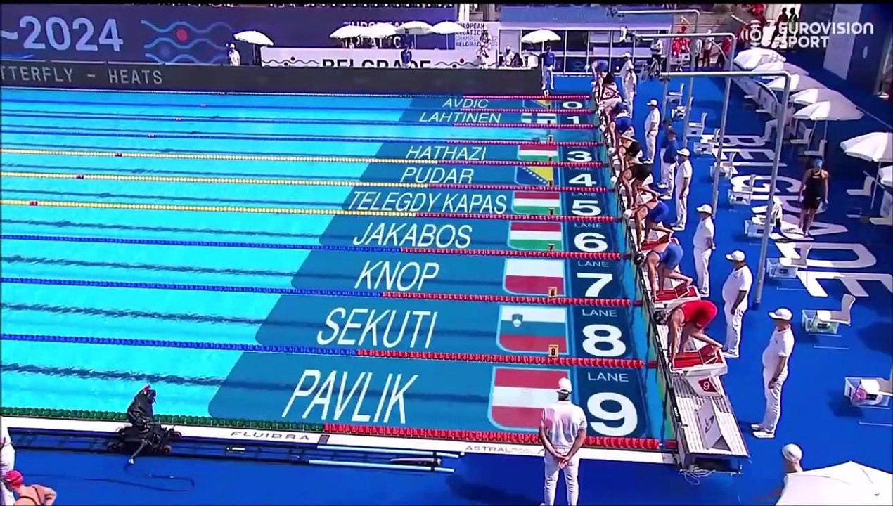 Lana Pudar i Iman Avdic 200m delfin kvalifikacije