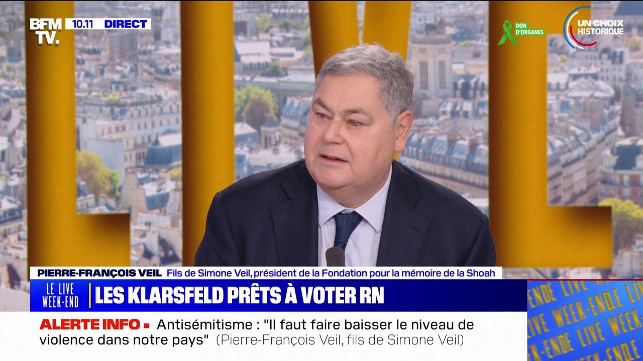 Pierre-François Veil, fils de Simone Veil: "Je ne voterai jamais pour un parti extrême"