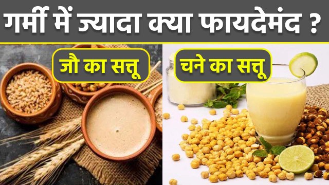 Barley Sattu Vs Gram Sattu: गर्मी में सत्तू पीने के फायदे |Chana Sattu Vs Jau Sattu Which Is Better