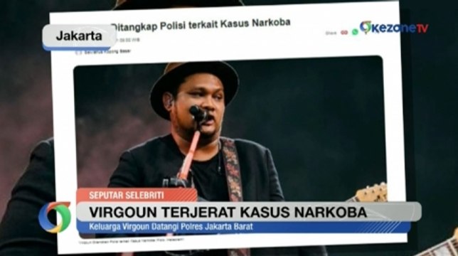 Virgoun dan Teman Wanitanya Ditangkap Usai Konsumsi Sabu di Kamar Kos