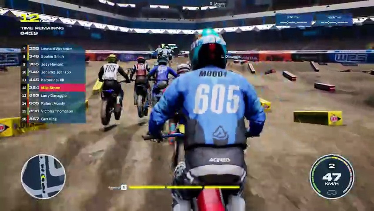 YARIŞ - M030 - MONSTER ENERGY SUPERCROSS THE OFFICIAL VIDEOGAME 61080P HD GAMEPLAY