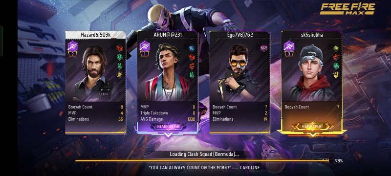 Win and looser free fire cs rank game ll free fire