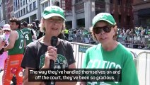 Boston celebrates Celtics' NBA-record 18th championship