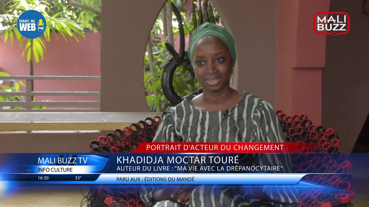 Entretien avec Khadidja Moctar Touré, Écrivaine et Présidente de l'Association d’Aide aux Drépanocytaires au Mali