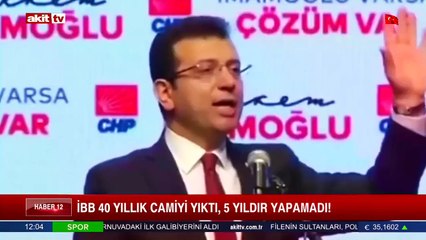 İBB 40 yıllık camiyi yıktı, 5 yıldır yapamadı!