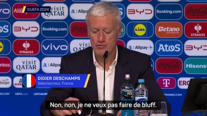 Deschamps : "C'était plus sage que Mbappé reste sur le banc"