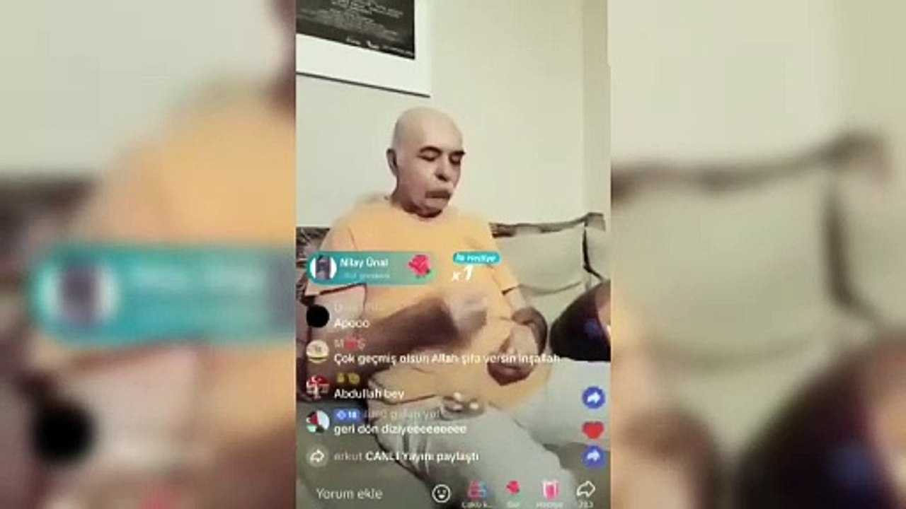 'Kızılcık Şerbeti'nin eski Apo'su Settar Tanrıöğen TikTok'ta canlı yayın açtı