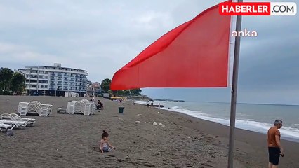 Akçakoca'da Denize Girmek Yasaklandı