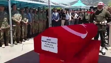 Pençe-Kilit şehidine acı veda