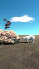 Swarm Bugs vs Polar Bear 3D