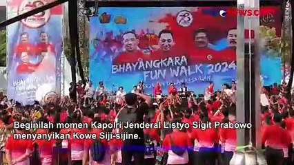 Momen Kapolri Ajak Jamintel dan KSAD Nyanyi Bareng 'Kowe Siji-sijine'