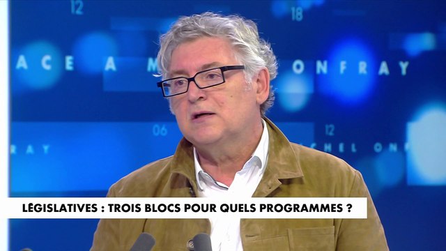 Michel Onfray : «Il y a trois propositions civilisationnelles, trois drapeaux : le drapeau palestinien, le drapeau européen et le drapeau français»