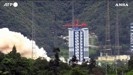 Cina, lanciato satellite in cooperazione con la Francia