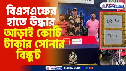 বিএসএফের হাতে উদ্ধার আড়াই কোটি টাকার সোনার বিস্কুট