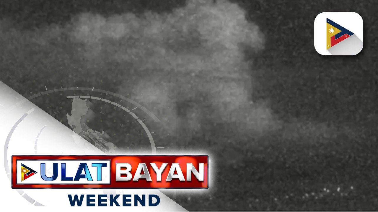 Degassing o paglalabas ng usok, naitala sa Taal Volcano kaninang umaga