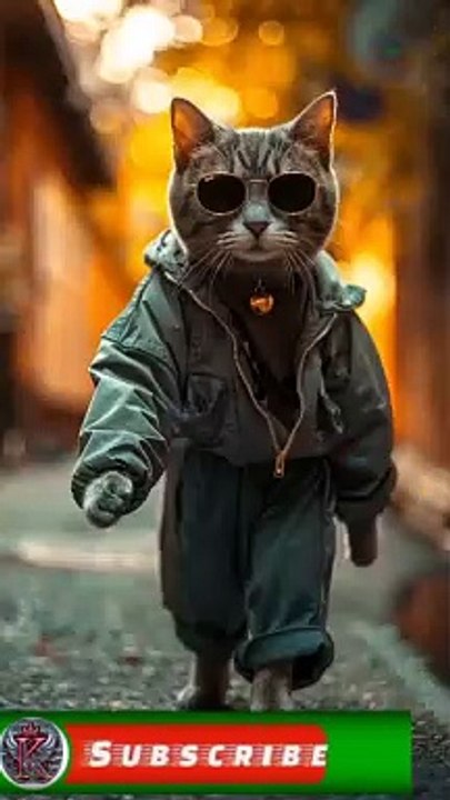 stylish cat/स्टाइलिश बिल्ली