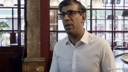 Sunak: frasi di Farage sull'Ucraina false e fanno il gioco di Putin