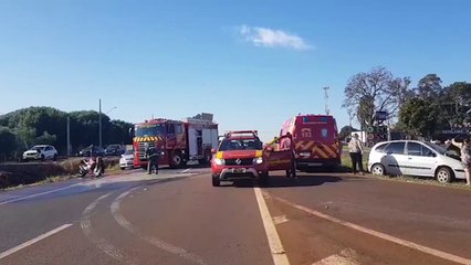Grave acidente na BR-163 deixa dois feridos e provoca interdição da rodovia
