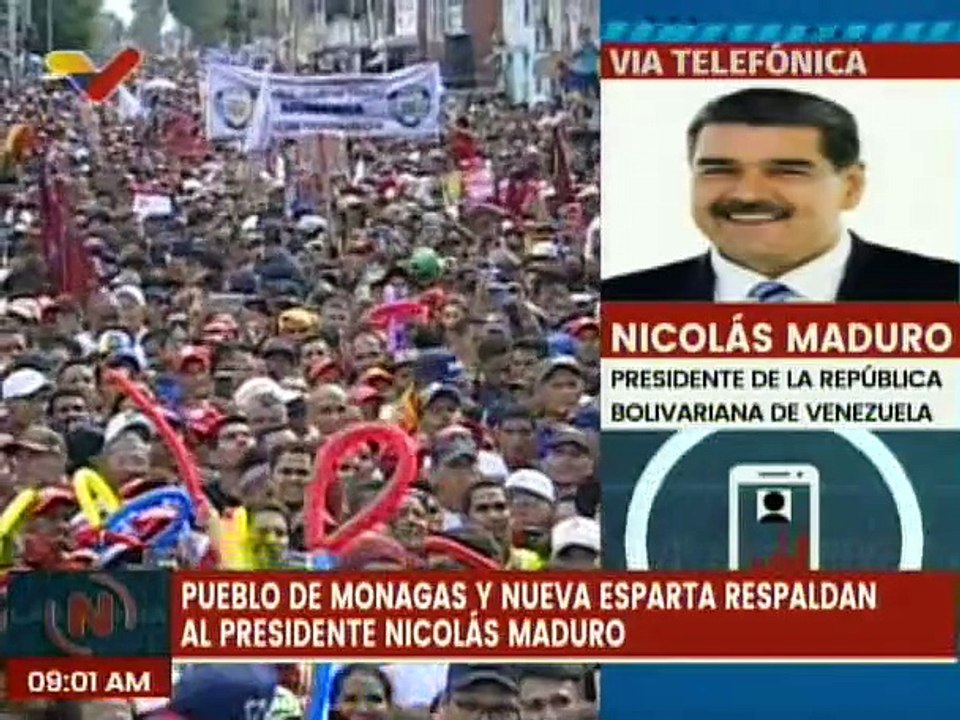 Pdte. Maduro resalta la alegría del pueblo que lo recibió en los estados Nueva Esparta y Monagas