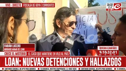 Abogado de la madre de Loan: "Falta saber quién fue la persona que entrega al niño para que salga del campo"